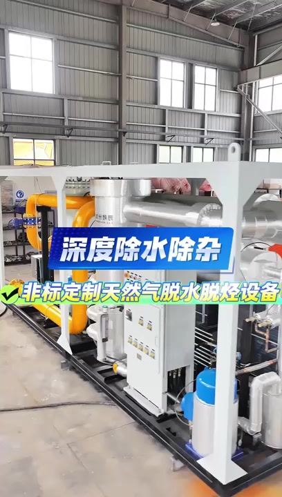 深度除水除杂 非标定制天然气脱水脱烃设备